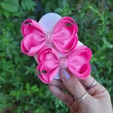 Parzinho de laços cabelo bico de Pato infantil grampos de cabelo presilia cabelo menina criança menina laço