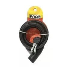 Cadeado Aço Paco 1 Metro X 12mm Bicicleta Moto