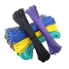 Corda paracord 550 lbs 4mm de espessura 7 filamentos rolo 30 metros 250kg Equipamento para Acampamento Sobrevivência Aventura Camping