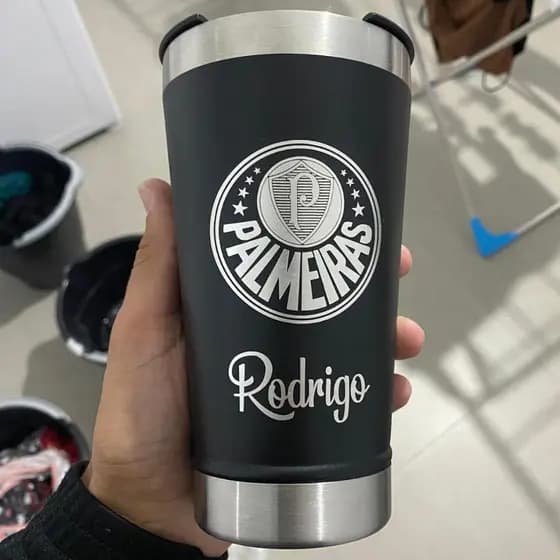 Copo Térmico Personalizado Gravação Ultra HD Premium Com Tampa