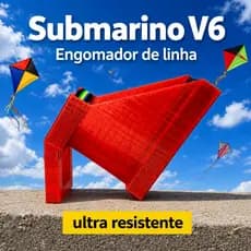 Submarino V6 Engomador de Linha de Pipa 45 Graus Original