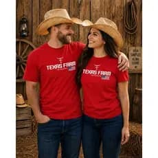 camiseta casal country em malha Premium leve e confortável com gola redonda manga curta ideal para dia dia