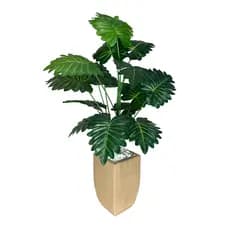 Planta Artificial Para Sala Com Vaso Decorativo Enfeite Para Casa Sala Decoração