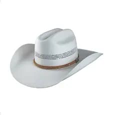 Chapéu Country Branco com Strass  Cowgirl Feminino Original
