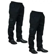 Kit 2 Calça Trabalho Brim Reforçado Mecânico