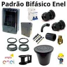 Padrão de Energia Bifásico Kit  Padrão Enel