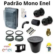 Padrão de Energia Monofásico Kit  Padrão Enel
