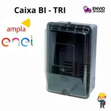 Caixa  Para Relógio de Luz Medidor Bifásico e Trifásico  Padrão Enel TAF