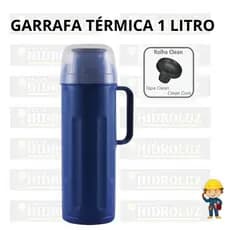 Garrafa Térmica   1 Litro Termolar Quente e Frio