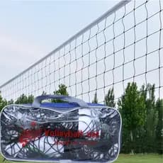 Rede de Vôlei 9,5m x 1m com Faixa Superior + Bola de Vôlei e Bolsa para Transporte