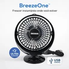 Mini Ventilador Portátil USB Silencioso BreezeOne™