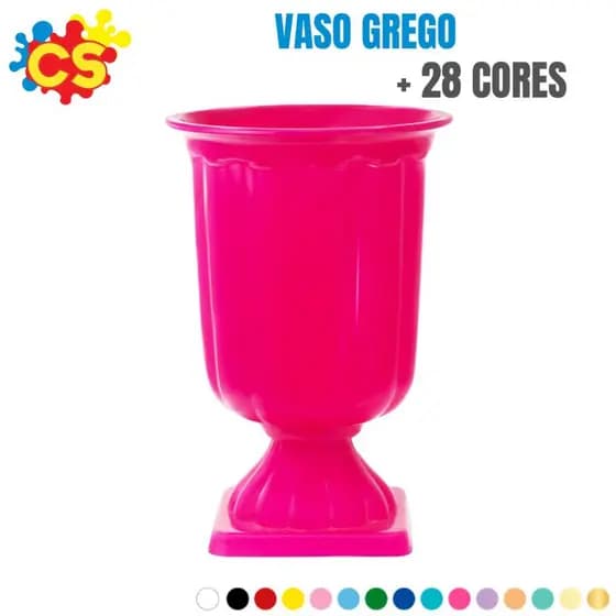 Vaso Grego 19 Cm - Várias Cores