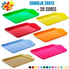 Bandeja 20x13 - Várias Cores