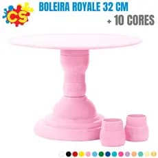 Boleira Royale 32cm - Várias Cores