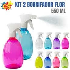 Kit 2 Borrifador Flor -550ml