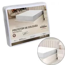 Protetor 100 % Impermeável Colchão Queen Capa Ortobom 2.00 x1.60 Capa de colchão  protetor