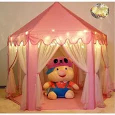 Tenda Infantil Menina Roxa Princesa com/sem luz Barraca Menina Castelo Cabana Infantil menor preço