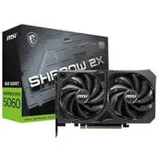 Placa de Vídeo MSI Shadow 2X OC – NVIDIA GeForce RTX 5060 – 8GB GDDR7 – Modelo 912-V537