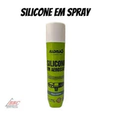 Silicone em spray Radnaq 300ml lubrifica esteiras e restaura qualquer tipo de borracha