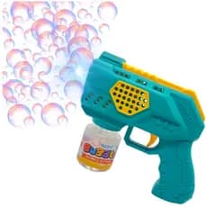 Brinquedo Maquina Bolha De Sabão Pistola Automática C/ Led