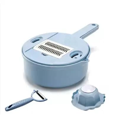 Cortador Multifuncional Fatiador De Legumes 12 Em 1 Ralador Cozinha Descascador Mandoline