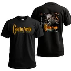 Camiseta Reset Out Castlevania Symphony of the Night Gamer Estampa Exclusiva Retro PlayStation