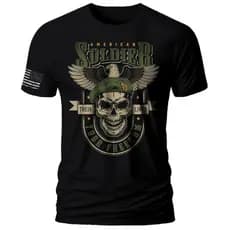 Camiseta Reset Streetwere AMERICAN SOLDIER 100% Algodão Premium