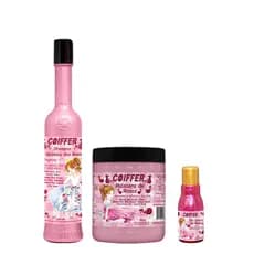 Kit Cliente Quimica das Rosas Coiffer Crescimento  e Aumenta Diametro dos fios