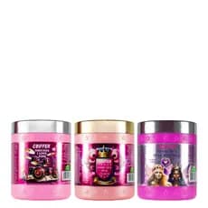Kit Cronograma Capilar Pink Rosé Coiffer Para Todos os Tipos de Cabelos 3 UND Super Hidratação, Nutrição e Reconstrução