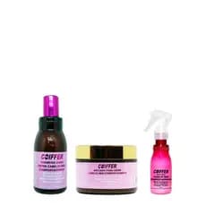 Cabelos Bem Comportadinhos Coiffer  Pós Progressiva e anti Frizz Liso kit