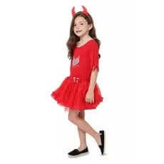 Fantasia Diabinha Diaba Cosplay Halloween