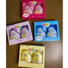 Kit Higiene Infantil MURIEL BABY Shampoo e Condicionador Camomila Lavanda Menina ou Menino