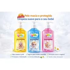 Sabonete de Glicerina Muriel Baby 250ml - Infantil Recém Nascido Camomila Pele Sensível
