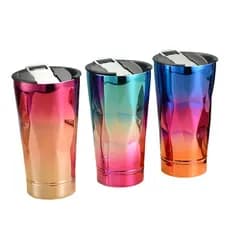 Copo térmico versao diamante diversas cores 473mL 3D