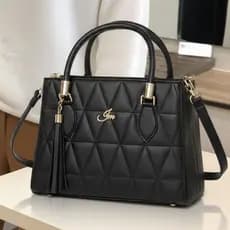 Bolsa Feminina de Lado Triangle com Alça Transversal Removível
