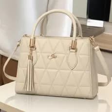 Bolsa Feminina Média Triangle com Alça Transversal Removível e de Mão Immateriale