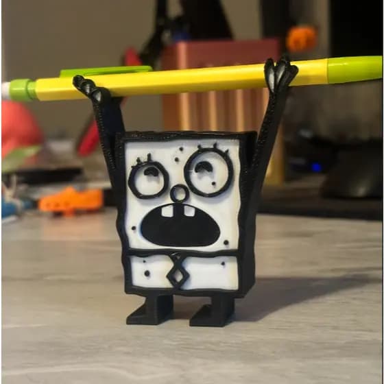 Porta lapis caneta Bob Esponja