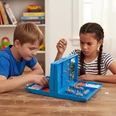 Jogo De Tabuleiro De Navio De Batalha Para Crianças-Brinquedo Lógico Educacional Com Material ABS De 6 Anos Ou Mais