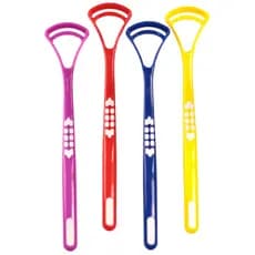 Kit Com 2 Raspador Limpador De Língua