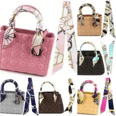 Lenço De Fita Senhora Twilly Bag Tied Handle Pequeno
