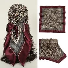 Lenços De Seda Das Mulheres Marca De Luxo Designer De Moda Verão Cabeça/Cabelo Cachecol 90x90 Centímetros Bandana Hijab Cheveux Foulard Femme 90x90 Cm