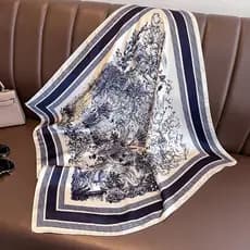 70 * 70cm Moda Lenço De Pescoço Para Mulheres Pequeno Xale Seda Cetim Lenços De Cabelo Feminino Quadrado Bandana Cabeça