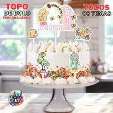 Topo de bolo personalizado (Qualquer tema) - Topo personalizado para bolo - Feito em QUALQUER tema!