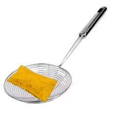 Escumadeira Para Fritura Em Aço Inox 13cm