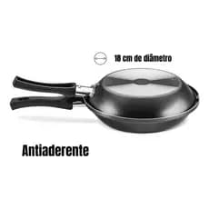 Omeleteira frigideira de aluminio com antiaderente n.18