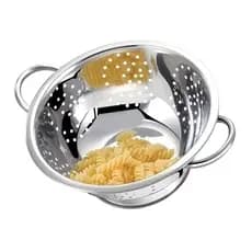 Escorredor de massa em inox 24CM