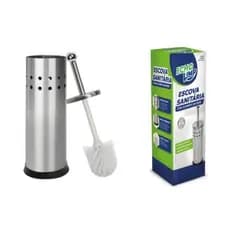 Escova Sanitária com Suporte em aço inox Echo Limp