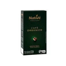 CAFÉ ORGÂNICO TORRADO E MOÍDO ORIGINAL NATIVE 250G
