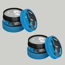 kit 2 Cera Pomada Capilar Para Pentear Efeito molhado 70G