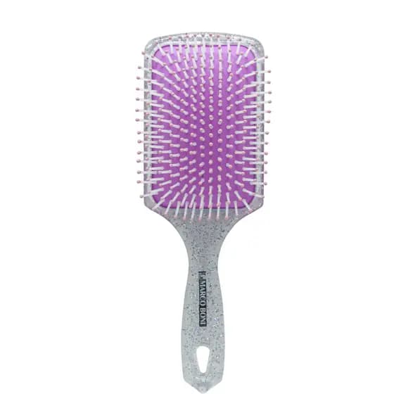 Escova De Cabelo Raquete Nylon Glitter Marco Boni Feminina